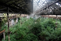 Abandoned train factory built in  Wolverton UK