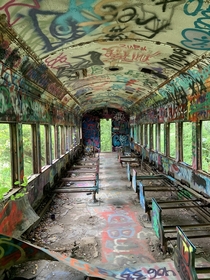 Abandoned train in Lambertville NJ