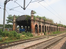 Abandoned train platform in NazimabadUttarakhand India 