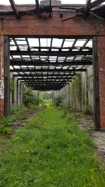 Abandoned train turntable in Crestline OH