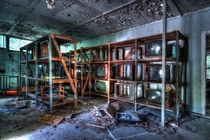 Abandoned TV store in Ukraine