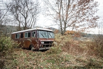 Abandoned van off Hwy  in Plainfield VT 