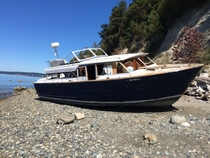 Abandoned vessel run aground Camano Island WA - Full album in comments 
