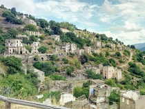 Abandoned village in Sardinia Gairo Italy