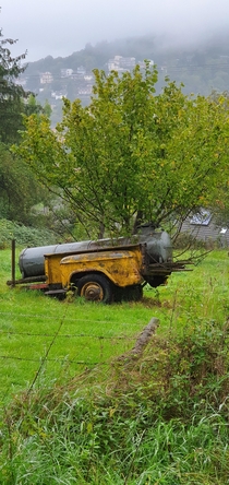 Abandoned water car