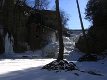 Abandoned Water Complex on Six Mile Creek in Ithaca NY 