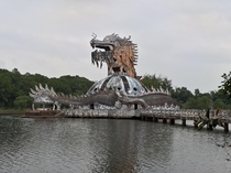 Abandoned water park in Hue Vietnam - definitely worth checking out 