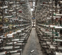 Abandoned weaving factory