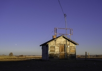 Abandoned weigh station outside Denver Colorado 