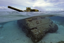 Abandoned WW Sherman Tank Saipan 