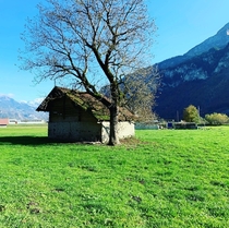 Abandonned barn in Switzerland