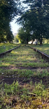 Abonded railroad in Riga