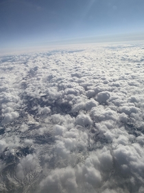 Above the clouds and above the Rocky Mountains