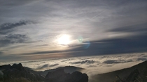 Above the clouds Velebit Croatia 