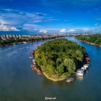 Ada Meica island Belgrade