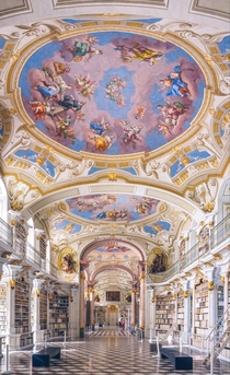 Admont Abbey Library in Admont Austria