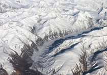 Aerial view of Ladakh 