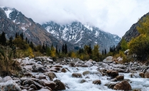 Ala Archa National Park near Bishkek Kyrgyzstan 
