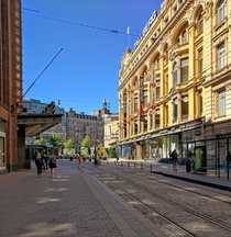 Aleksanterinkatu in Helsinki Finland 