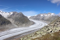 Aletsch glacier Switzerland  