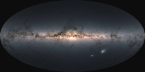 All-sky map of  billion stars in our galaxy created from Gaia