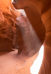 Also taken this weekend but in Lower Antelope Canyon There are only a few hours a day where the sun shines down to the canyon floor 