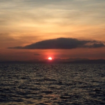 am Sunrise at Monad Shoal Moalboal Philippines 