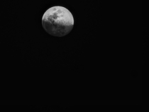 Amateur shot of the moon