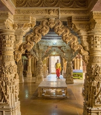 Amazing intricate work at Jaisalmer Jain Temple India Built around th century 
