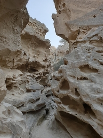 Amazing rock formation in Qeshm Island Iran 