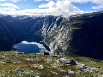Amazing view in Tyssedal Hordaland Norway 