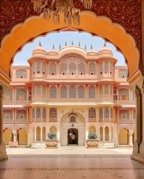 Amer fort Ganesh Pol Gate Jaipur India 