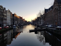 Amsterdam before sunset 