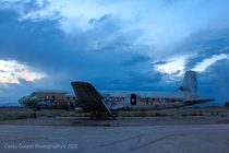 An abandoned airport on a stormy day in the middle of the desert Watch the video here httpsyoutubefSXyMRk