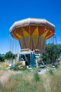 An abandoned amusement park in Cyprus