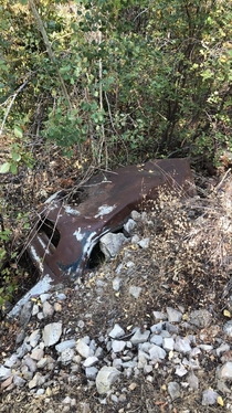 An abandoned car outside of Francis Utah