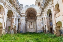 An abandoned church in Bussana Vecchia Italy 