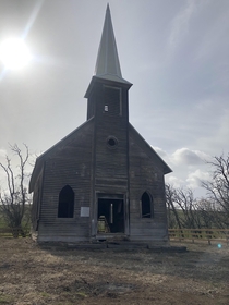 An abandoned church out in Central Oregon