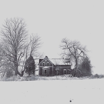 An abandoned farm house in rural Canada  Hasselblad  Ilford HP
