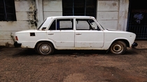 An abandoned Fiat Lada