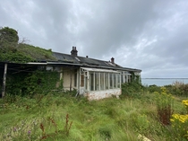 An Abandoned house on the seafront in Appledore England