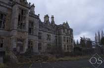 An abandoned insane asylum in Denbigh North Wales England 