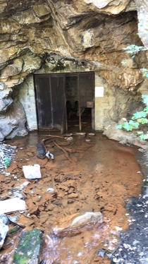 An abandoned mine shaft in Utah