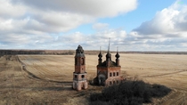An abandoned temple in Russia