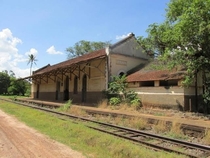 An abandoned train station in Valparaso Sp Brazil A part of the  thousand people city which was abandoned on the s