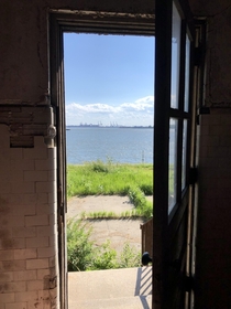 An image from the inside one of the buildings on Ellis island