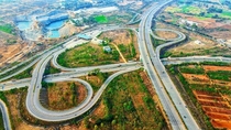 An interchange on the Outer Ring Road Hyderabad