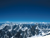 An ocean of peaks  Camp II on the Ogre Gilgit-Baltistan Pakistan by HuberBuam 