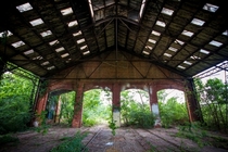 An old and abandoned train station in downtown Montgomery 