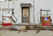 An old forgotten gas station Central Indiana